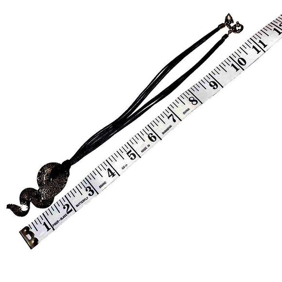 Antica Murrina hand crafted Venetian Glass serpentine pendant necklace - Picture 10 of 11